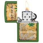 Зажигалка  Zippo (Зиппо) Cannabis Design 49119