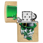 Зажигалка  Zippo (Зиппо) Irish Skull Design 49121