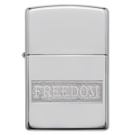 Зажигалка  Zippo (Зиппо) Etched Freedom Design 49129