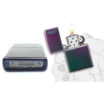 Зажигалка  Zippo (Зиппо) Reg Iridescent Matte Logo 49146ZL