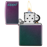 Зажигалка  Zippo (Зиппо) Reg Iridescent Matte Logo 49146ZL