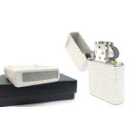 Зажигалка  Zippo (Зиппо) Reg Mercury Glass Matte Logo 49181ZL