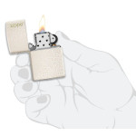 Зажигалка  Zippo (Зиппо) Reg Mercury Glass Matte Logo 49181ZL