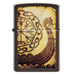 Зажигалка Zippo (Зиппо) 49180 Viking Warship Design 49182