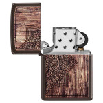 Зажигалка Zippo (Зиппо) 49180 Wood Mandala Design 49184