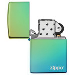 Зажигалка Zippo (Зиппо) Teal ZIPPO LOGO 49191ZL
