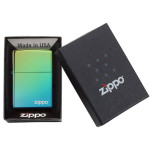 Зажигалка Zippo (Зиппо) Teal ZIPPO LOGO 49191ZL