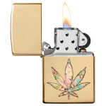 Зажигалка Zippo Pot Leaf Fusion Design 49240