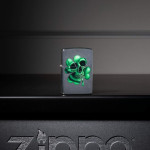 Зажигалка  Zippo (Зиппо) Lucky Skull 49260