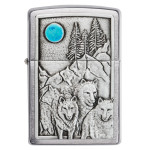 Зажигалка Zippo (Зиппо) Wolf & Pack Emblem 49295