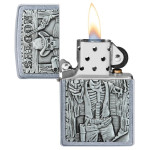 Зажигалка  Zippo (Зиппо) Saloon Skull Emblem 49298