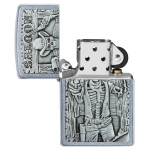 Зажигалка  Zippo (Зиппо) Saloon Skull Emblem 49298