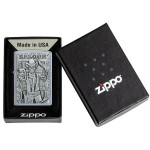 Зажигалка  Zippo (Зиппо) Saloon Skull Emblem 49298