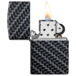 Зажигалка Zippo (Зиппо) Carbon Fiber Design 49356