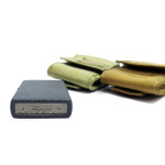 Зажигалка  Zippo (Зиппо) с тактическим чехлом Blk Crackle Tactical Pouch Green 49400