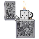 Зажигалка Zippo (Зиппо) 207 Skull And Angel Emblem 49442