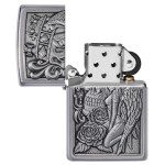 Зажигалка Zippo (Зиппо) 207 Skull And Angel Emblem 49442