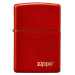Зажигалка  Zippo (Зиппо) Anodized Red Zippo Lasered Logo 49475ZL