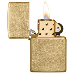 Зажигалка Zippo (Зиппо) Regular Tumbled Brass 49477