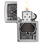 Зажигалка Zippo (Зиппо) Ace Of Spades Emblem 49637