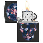 Зажигалка Zippo (Зиппо) Flamingo Skull Design 49771