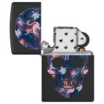 Зажигалка Zippo (Зиппо) Flamingo Skull Design 49771