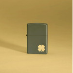 Зажигалка Zippo (Зиппо) Four Leaf Clover Design 49796