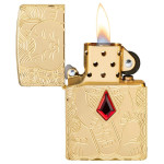 Зажигалка Zippo (Зиппо) Armor Lucky Cat Design 49802