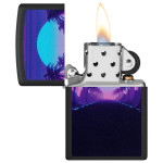 Зажигалка Zippo (Зиппо) Sunset Black Light Design 49809