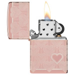 Зажигалка Zippo (Зиппо) Heart Design 49811