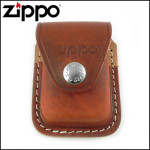 Чехол Zippo (Зиппо) коричневый с клипсой LPCB