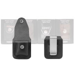 Набор Zippo (Зиппо) Зажигалка CLASSIC Satin Chrome 205 + кожаный чехол Zippo + топливо Zippo 125мл + набор из 6 кремней Zippo в блиcтере