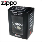 Чехол Zippo (Зиппо) черный с петелькой на кнопке LPLBK