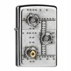 Запальничка Zippo ( Зіппо) Emblem Bullet Holes 3D 2004519