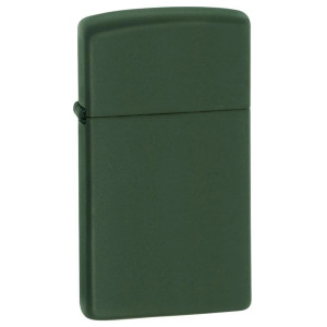 Запальничка Zippo (Зіппо) вузька Slim Green Matte 1627