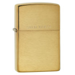 Зажигалка Zippo (Зиппо) BR FIN SOLID BRASS 204