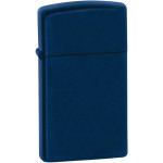 Зажигалка Zippo (Зиппо) узкая Slim Navy Blue Matte 1639