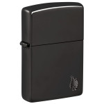 Зажигалка Zippo (Зиппо) Armor® High Polish Black Flame Design 46402