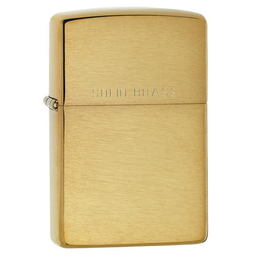 Запальничка Zippo (Зіппо) BR FIN SOLID BRASS 204
