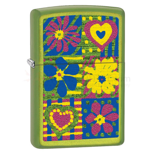 Зажигалка Zippo (Зиппо) FUNKY FLOWERS 28057