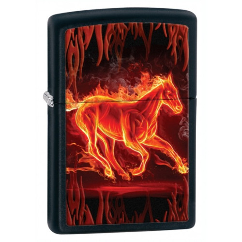 Зажигалка Zippo (Зиппо) HORSE FLAMING 28304