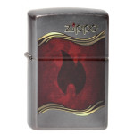 Зажигалка Zippo (Зиппо) Flame gray dusk 28378.120