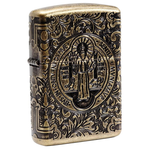 Зажигалка Zippo (Зиппо) St Benedict Design Armor 29719