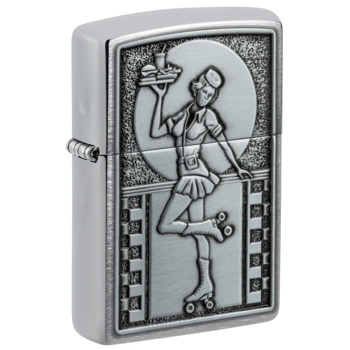 Зажигалка Zippo (Зиппо) Roller Waitress 48904