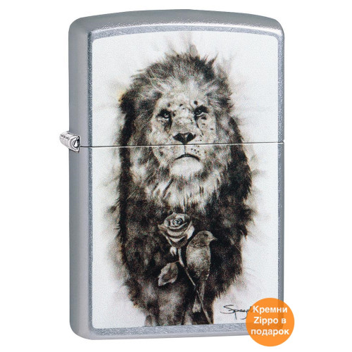 Зажигалка  Zippo (Зиппо) SPAZUK Lion 49088