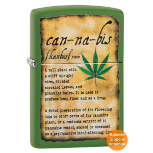 Запальничка Zippo (Зіппо) Cannabis Design 49119