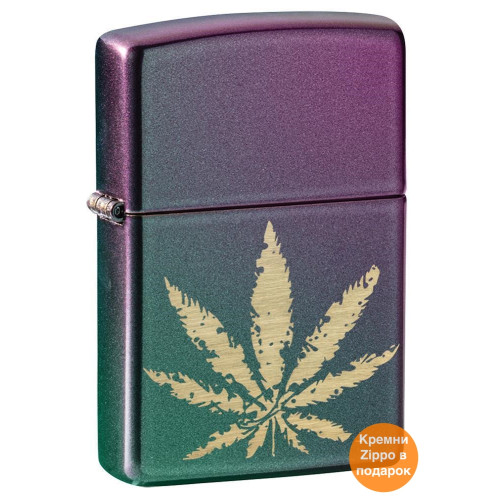Зажигалка  Zippo (Зиппо) Cannabis Design 49185