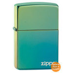 Зажигалка Zippo (Зиппо) Teal ZIPPO LOGO 49191ZL