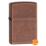 Зажигалка Zippo (Зиппо) FLAT BTM ANTIQUE COPPER 301FB