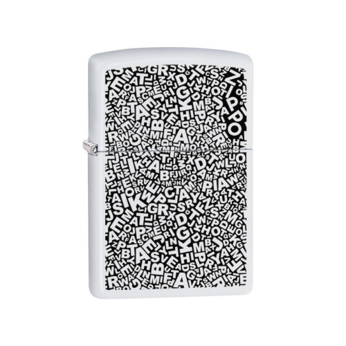 Зажигалка Zippo (Зиппо) ZL Scattered Letters 49213